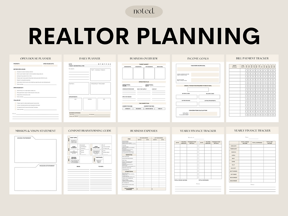 Thumbnail: Digital Real Estate Agent Planner