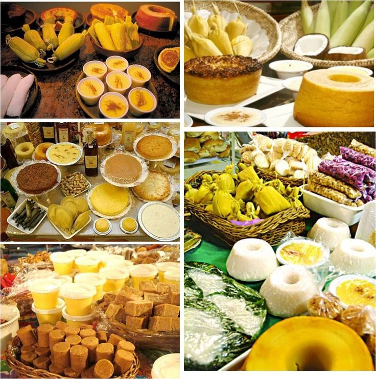 Typical foods from the June festivals