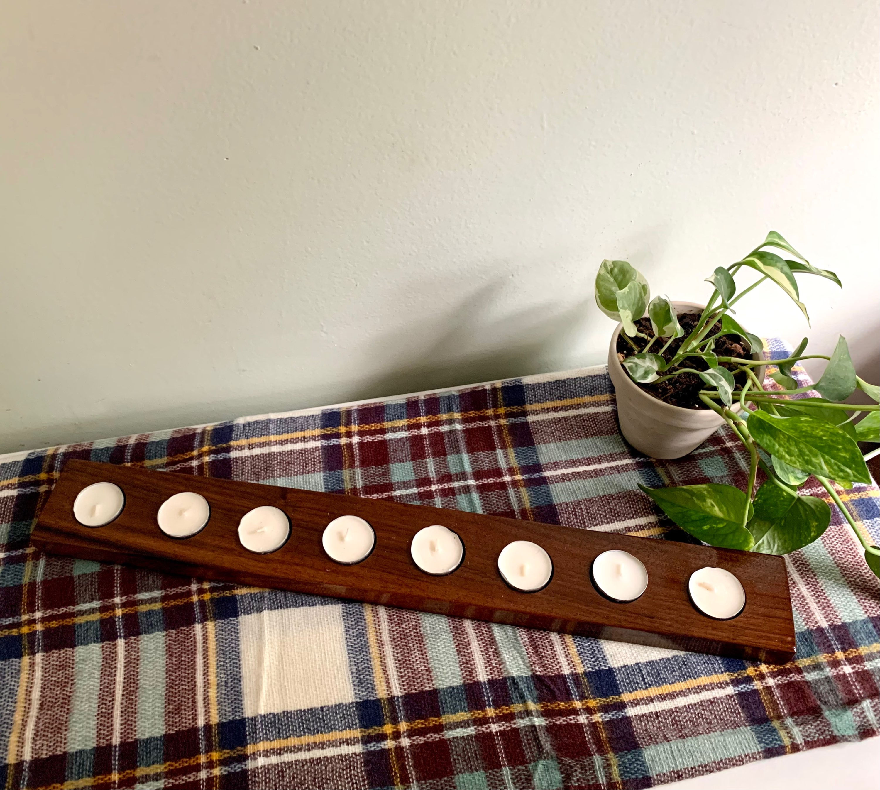 Black Walnut Candle Holder