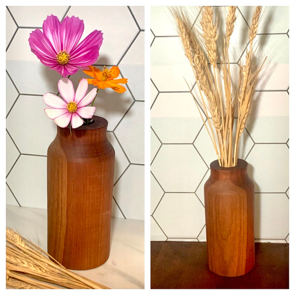Thumbnail: Cherry Wood Wet/Dry Vase