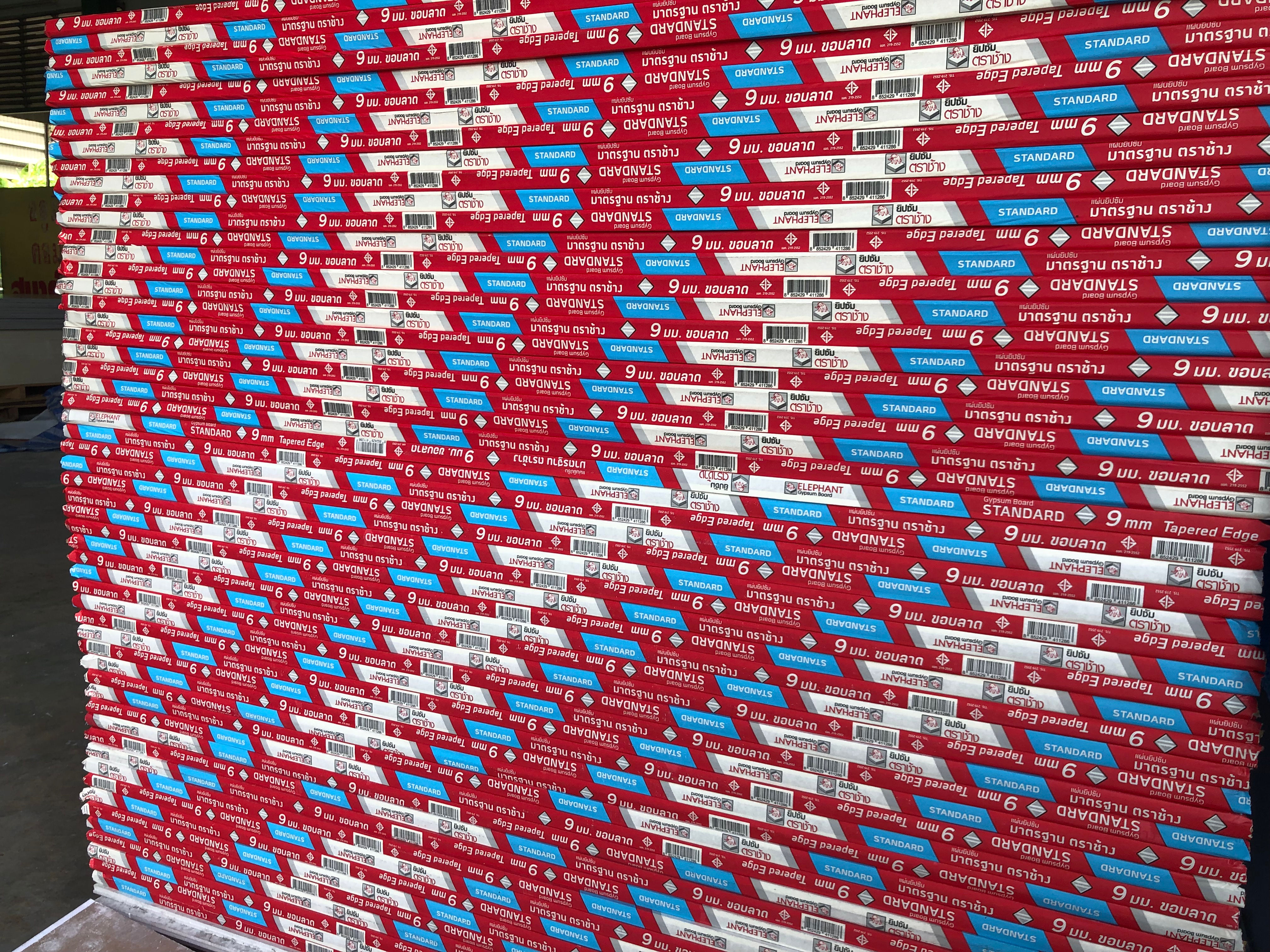 แผ่นยิปซัม 9 มิล ช้าง