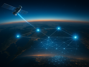 Satellite Beaming to Earth
