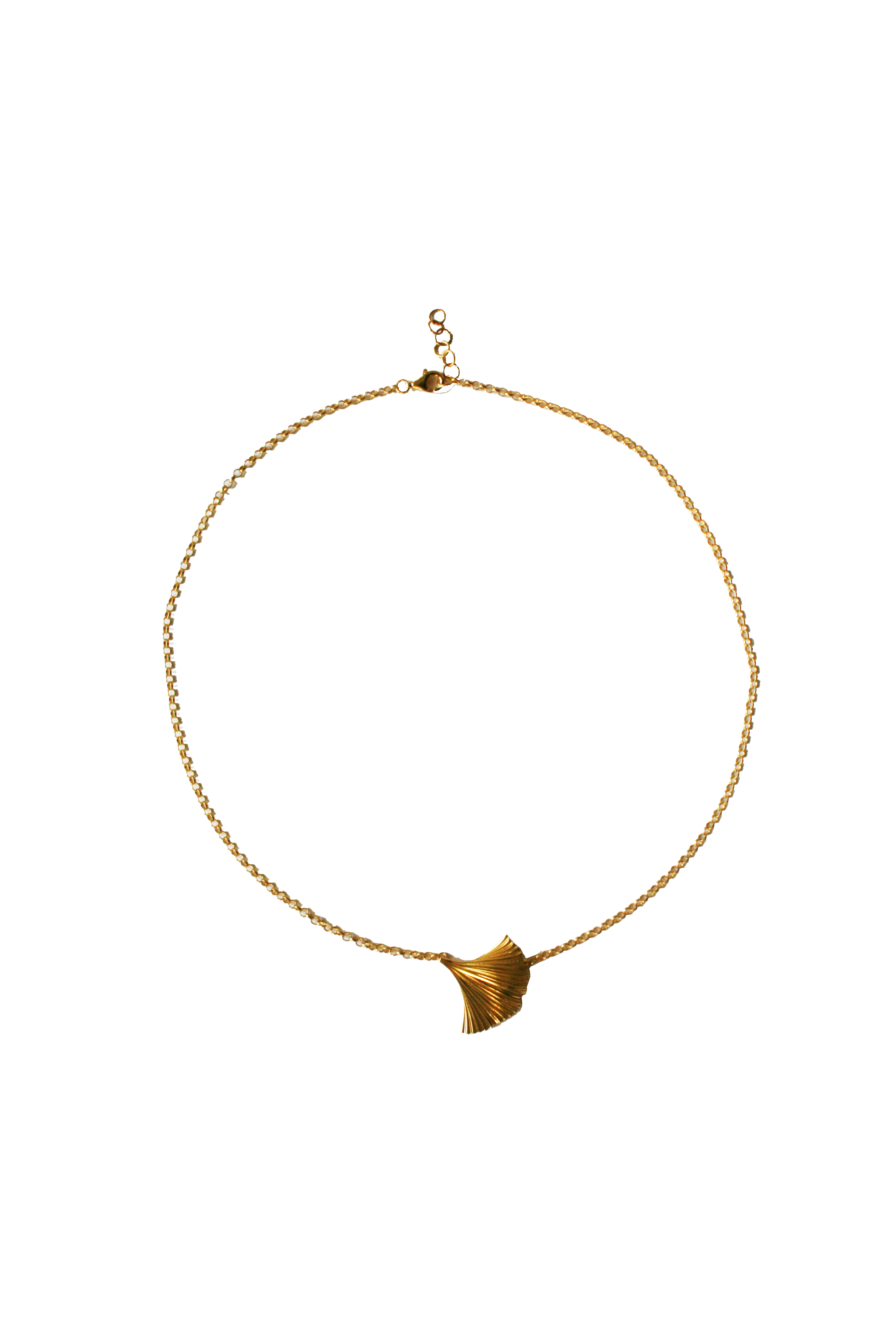 Severine Kolye - Gümüş Üzeri Altın Kaplama