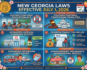 New Georgia Laws Effective July 1, 2026