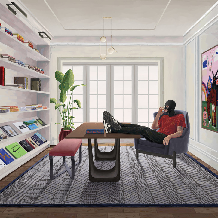 studio, office, captain, books, book, bookshelf, jordy kerwick, dotpigeon