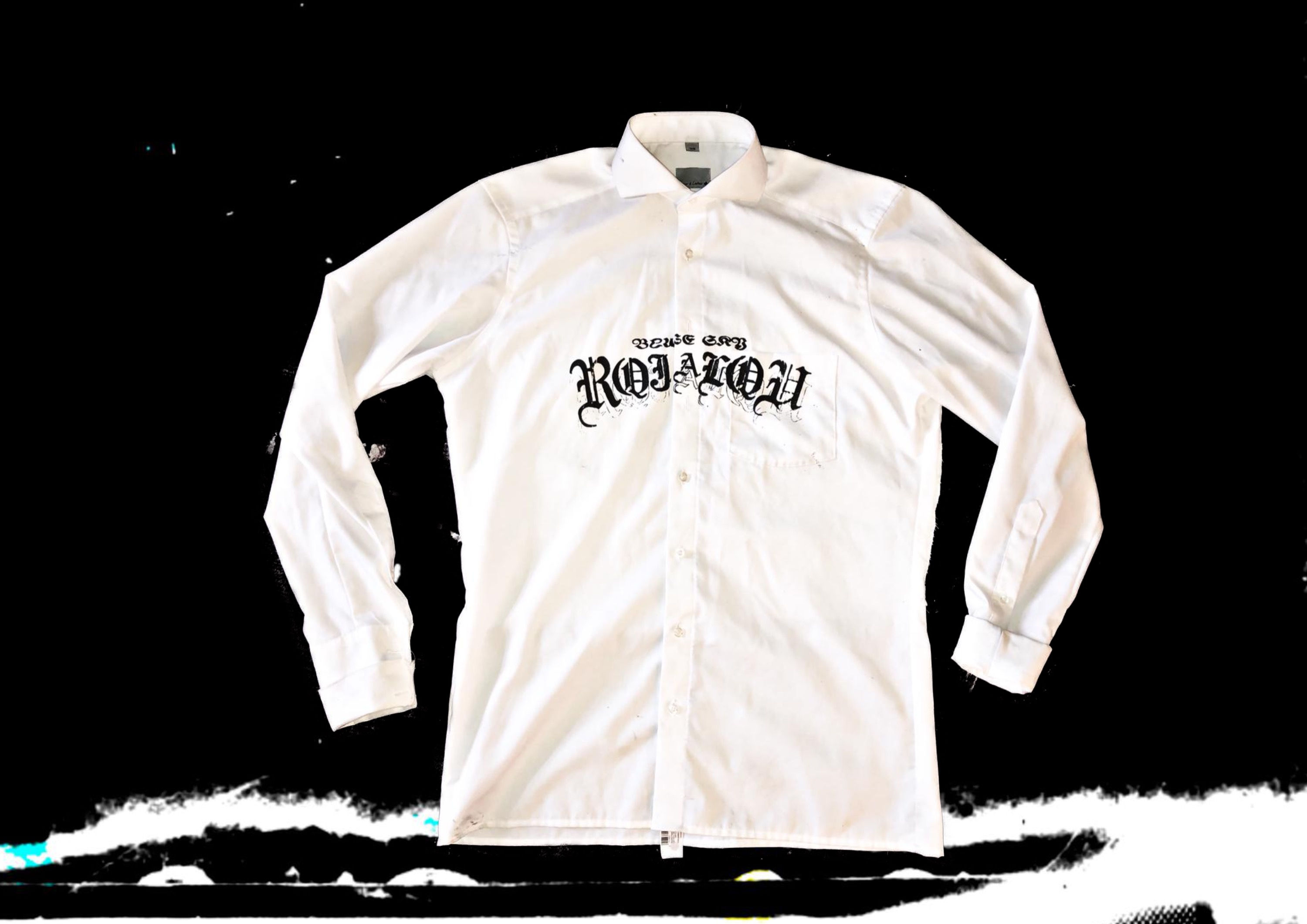 white skull shirt 1/1 L