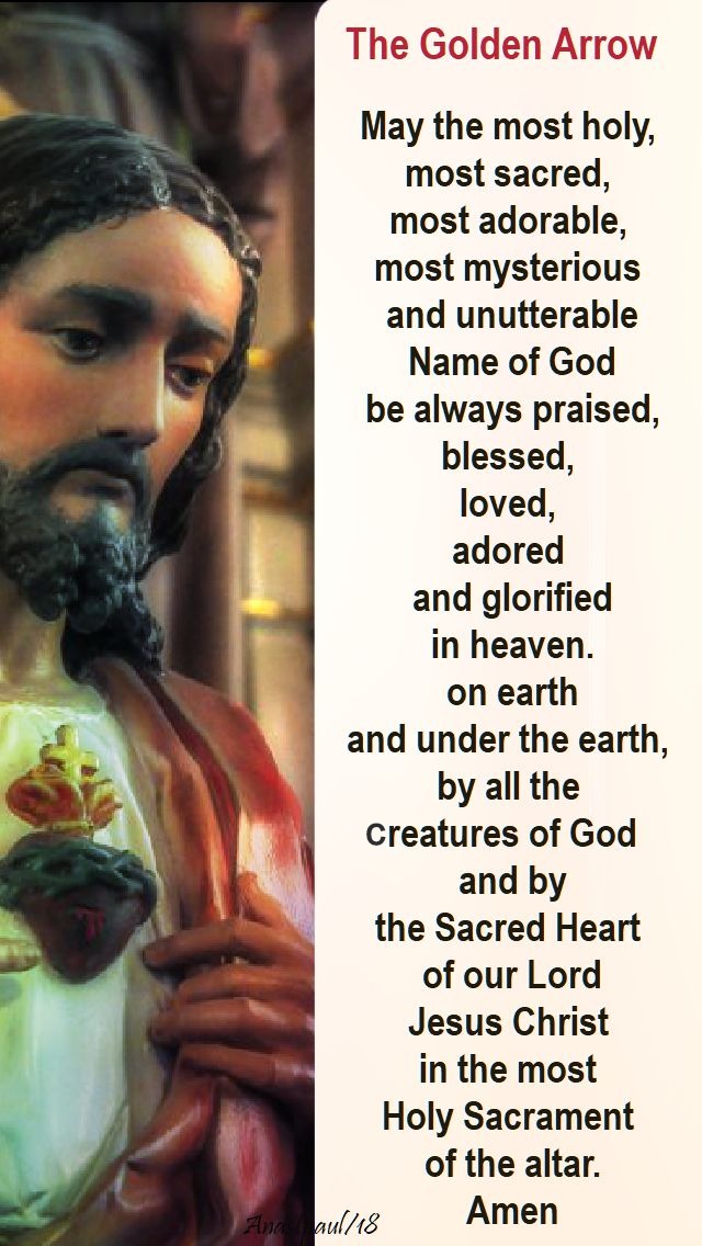 The Golden Arrow Prayer