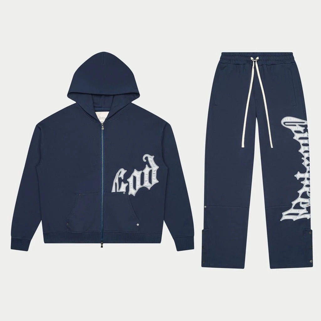 Godspeed Logo Sweatsuit v2 Navy