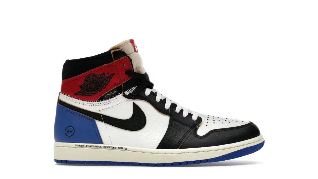 Air Jordan 1 High OG SP Fragment x Union LA Varsity Red Sport Royal