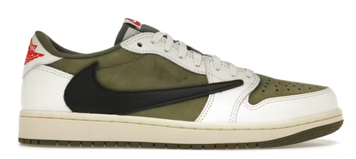 Air Jordan 1 Low Travis Scott Medium Olive | The Sneaker Spot