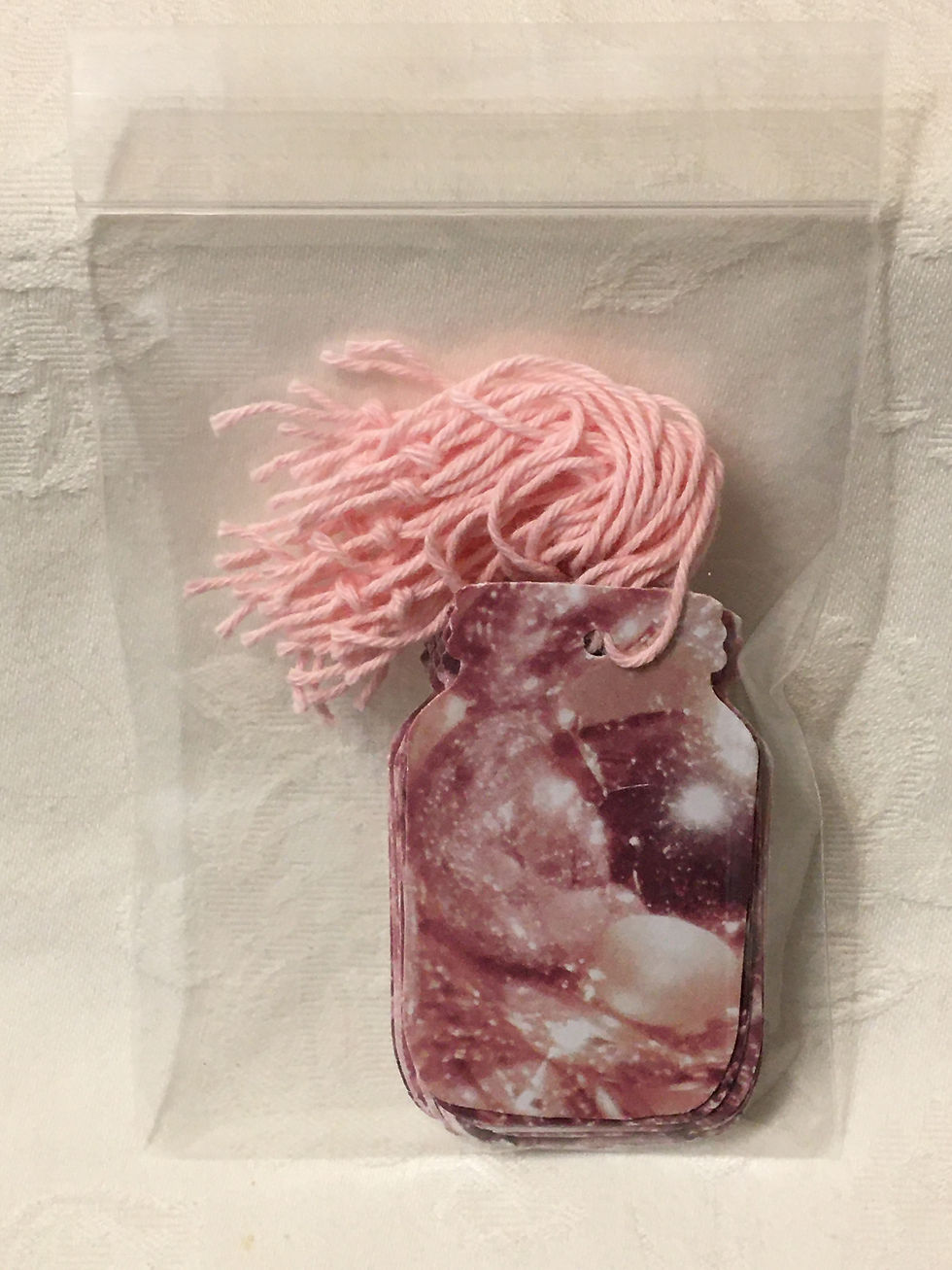 24PCS Mason Jar Shape Handmade Label Paper Tags Xmas gift tags