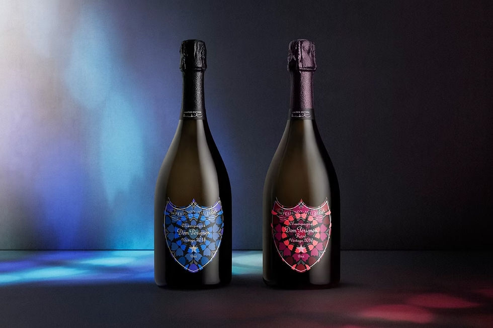 Dom Perignon Damien Hirst bottles