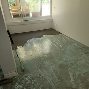 Floor Leveling Progress