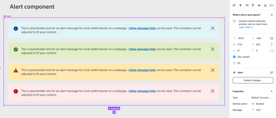 The Figma component for use by designers was created by a team member in the pilot process.