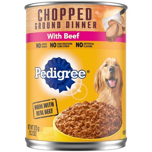 Pedigree- Chopped Ground Dinner- Beef- 22 oz
