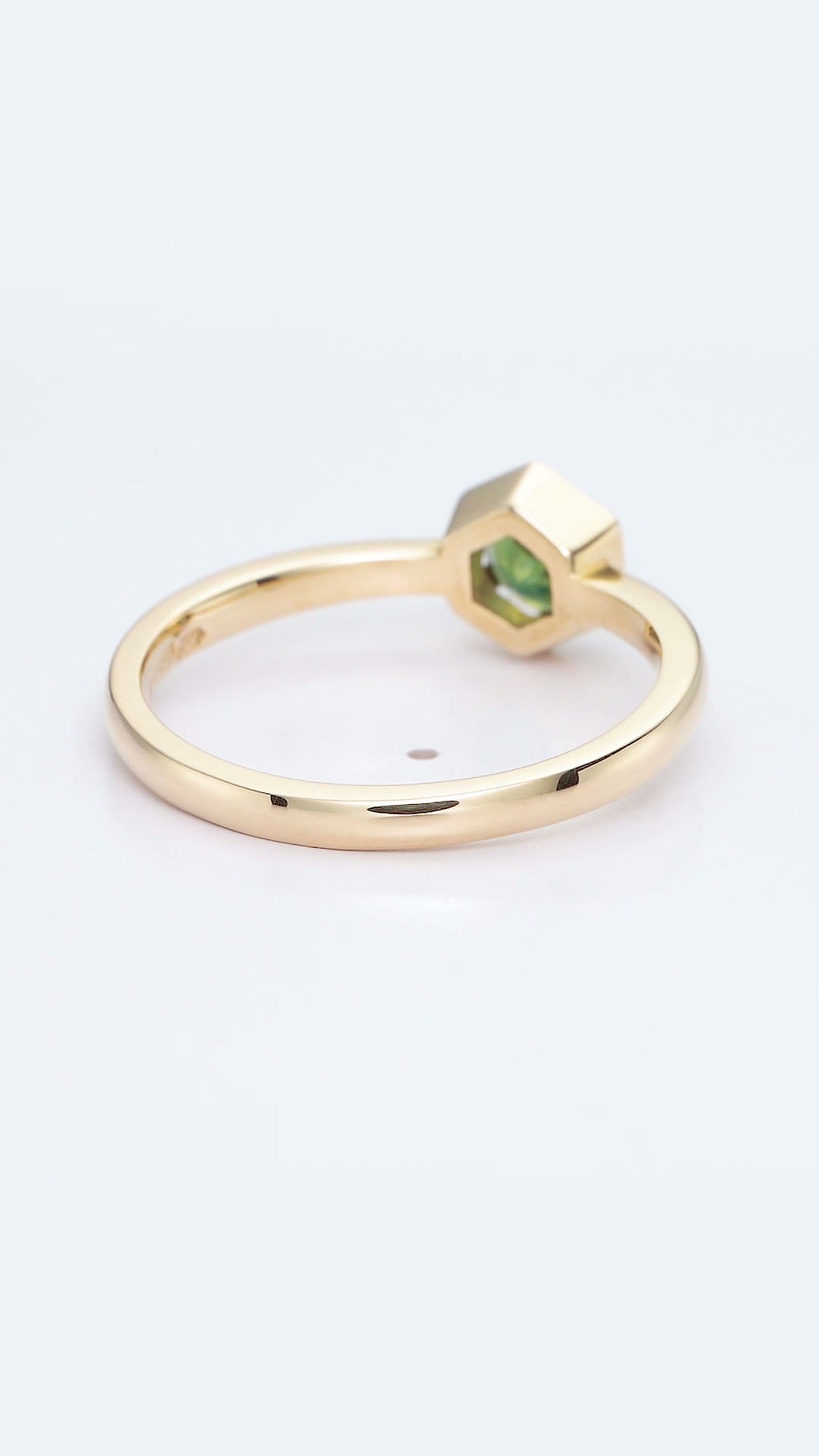 Thumbnail: Ophira - Green Sapphire Engagement Ring