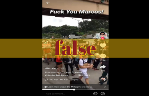 People cursing Marcos in video are protesters in 2016, not ‘kakampinks’