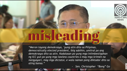 ICC can investigate crimes in a working democracy