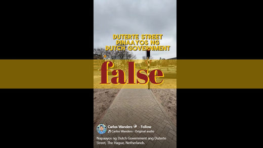 Road near ICC detention center paved before Duterte’s arrest
