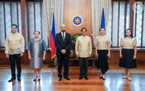Marcos with Ambassador Tornike Nozadze of Georgia