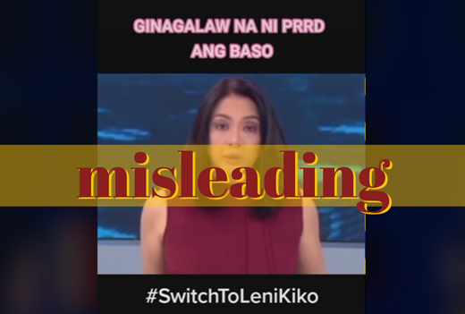 Misleading video claims Duterte backing Robredo bid