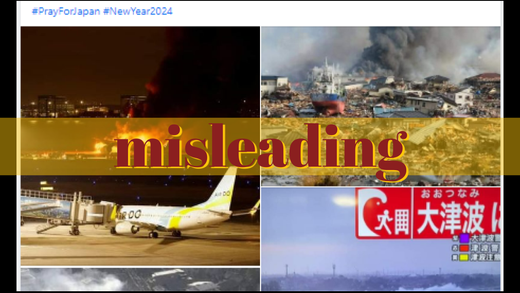 Old photos passed off as New Year quake in Japan