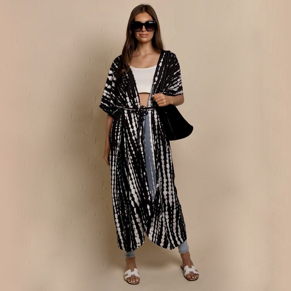 Thumbnail: Black & White Kimono