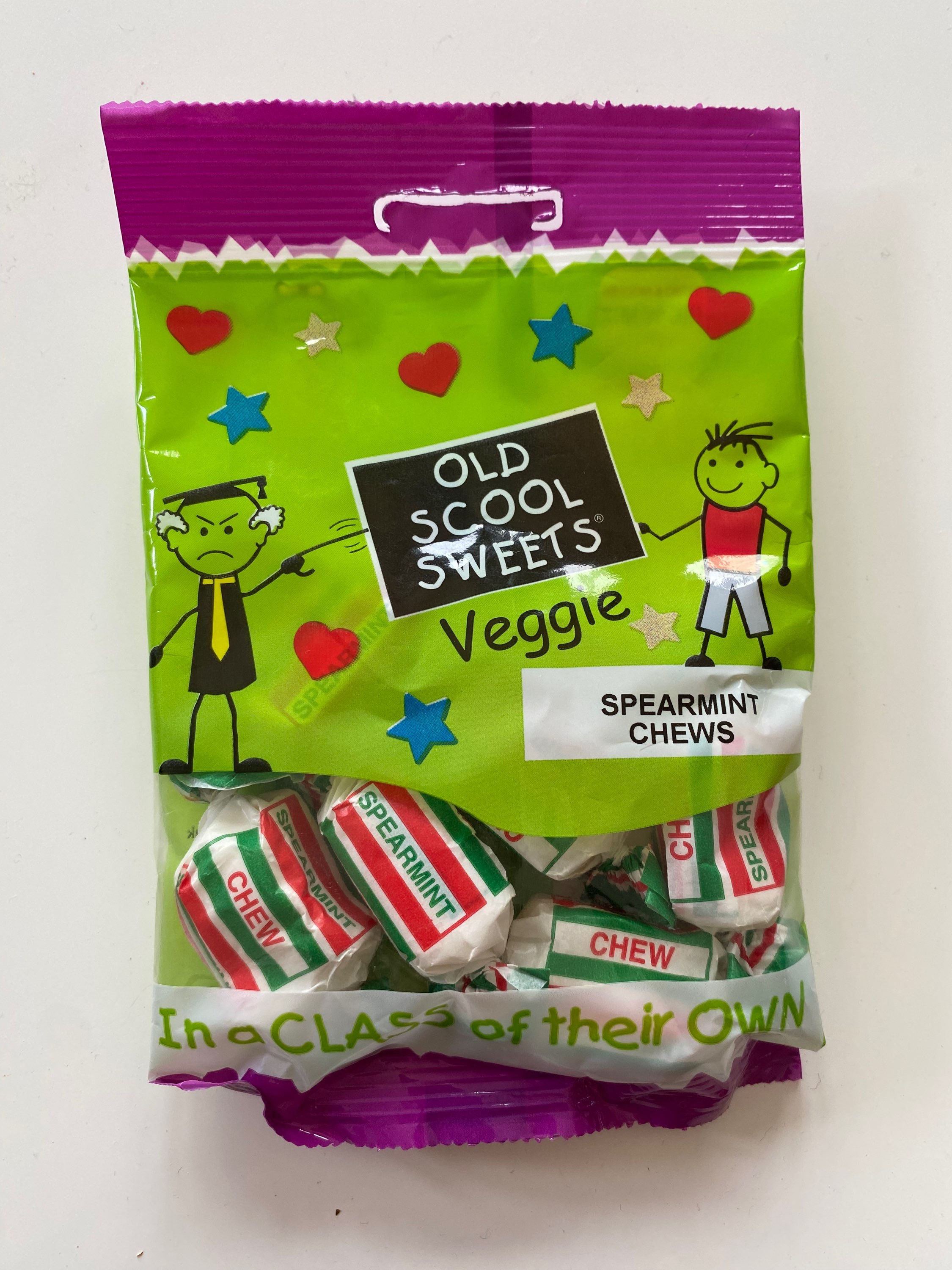Spearmint Chews Vegetarian 55g