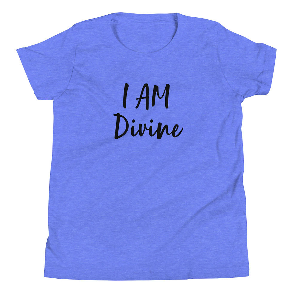 Thumbnail: I AM Divine | Youth Short Sleeve T-Shirt