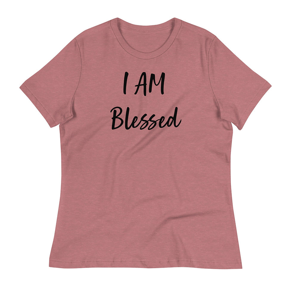 Thumbnail: I AM Blessed | Women's Relaxed T-Shirt