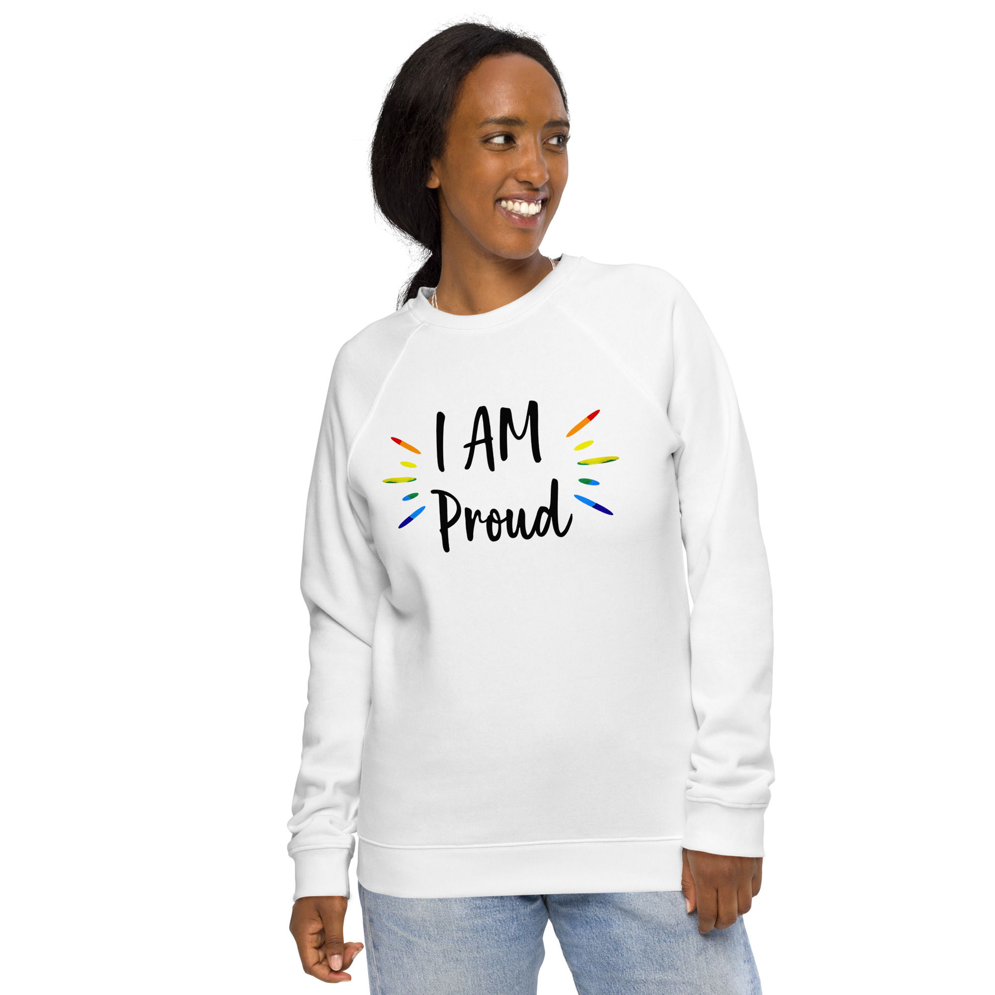 Unisex Organic Sweatshirt | I AM Proud