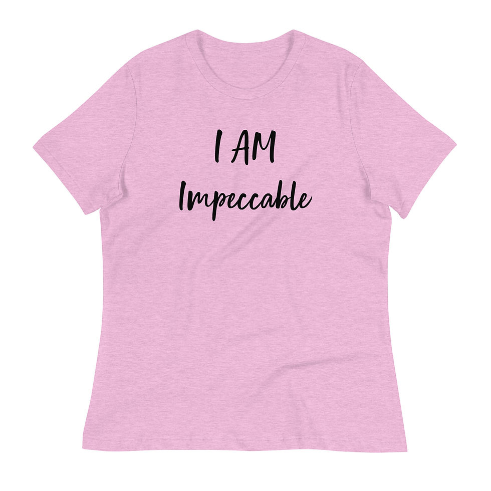Thumbnail: I AM Impeccable | Women's Relaxed T-Shirt