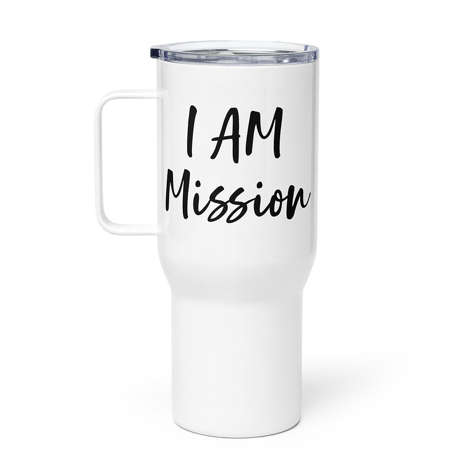 Thumbnail: I AM Mission | Travel mug with a handle