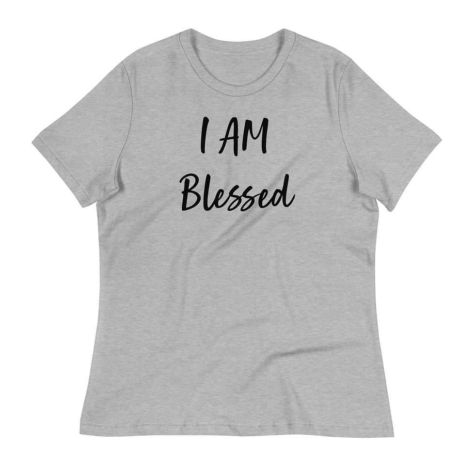Thumbnail: I AM Blessed | Women's Relaxed T-Shirt