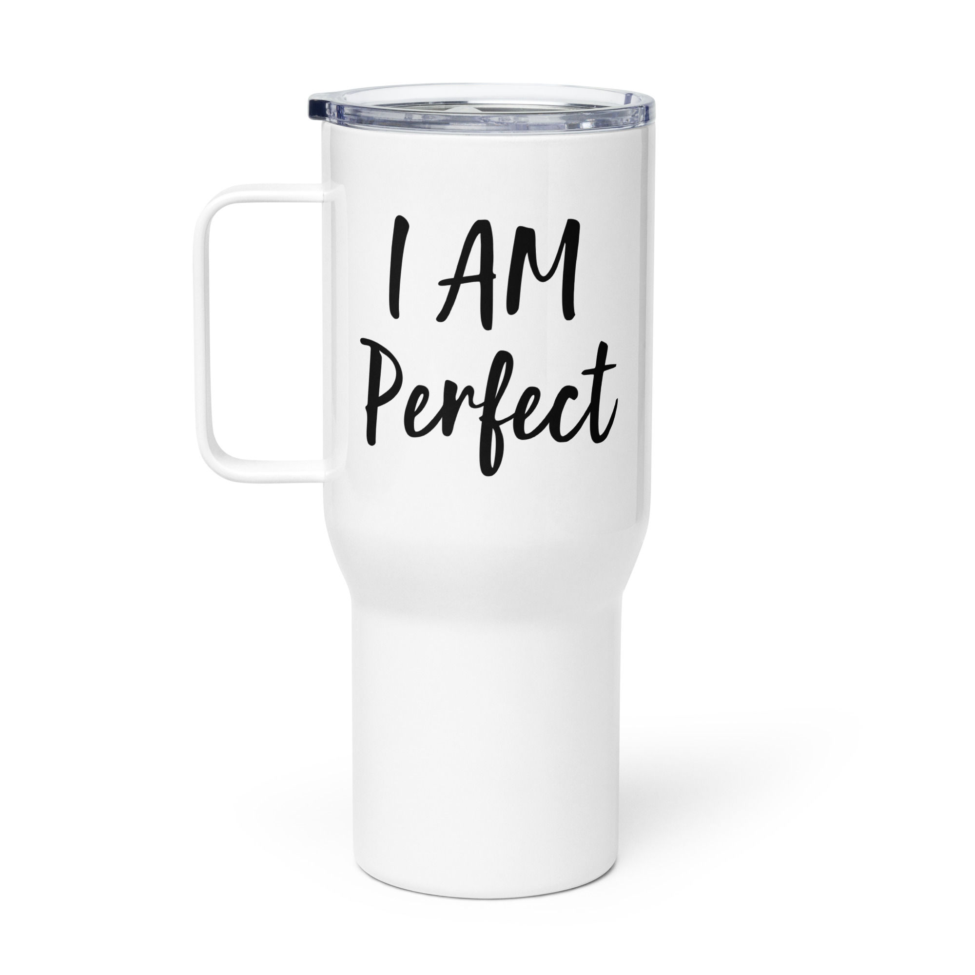I AM Perfect | Travel mug with a handle