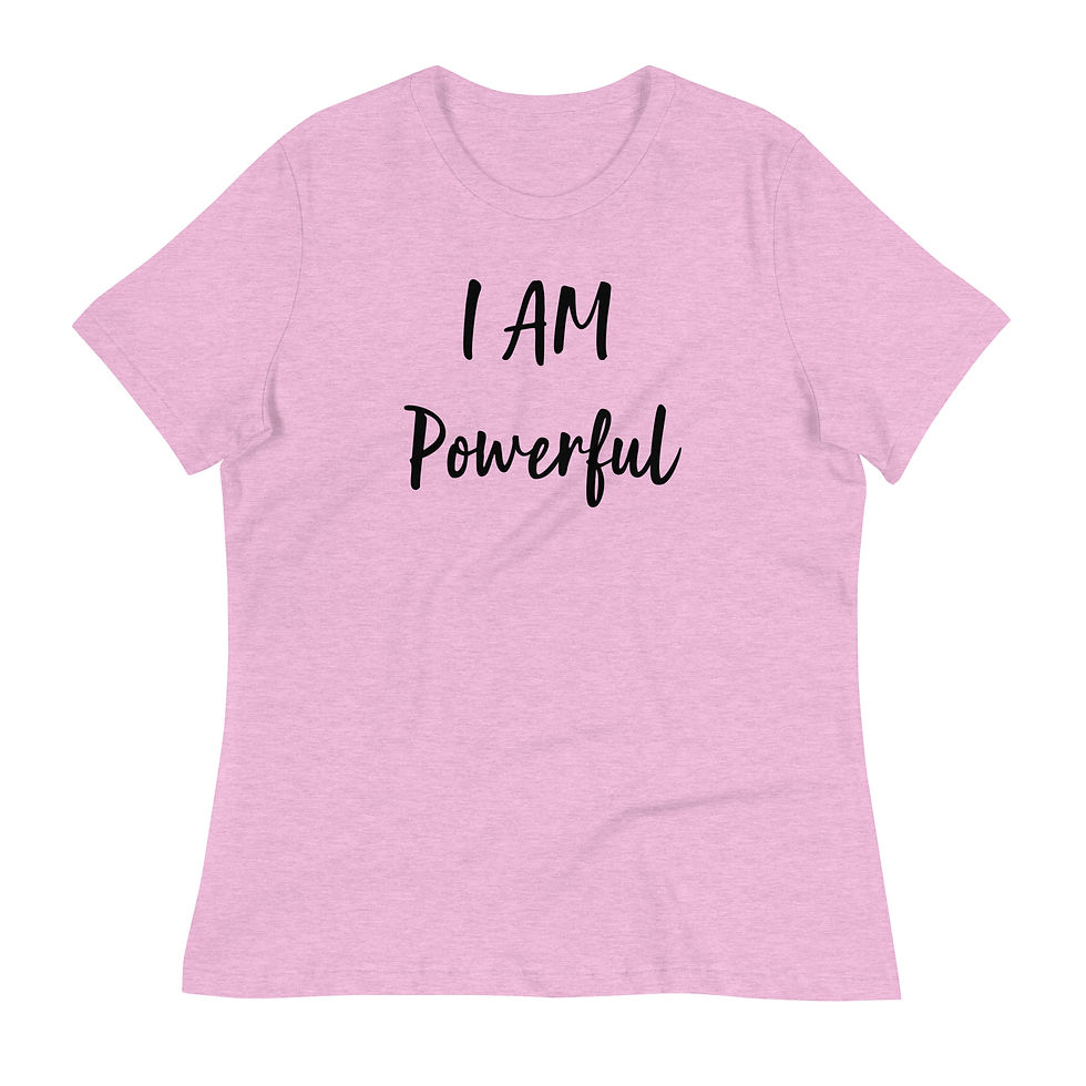 Thumbnail: I AM Powerful | Women's Relaxed T-Shirt