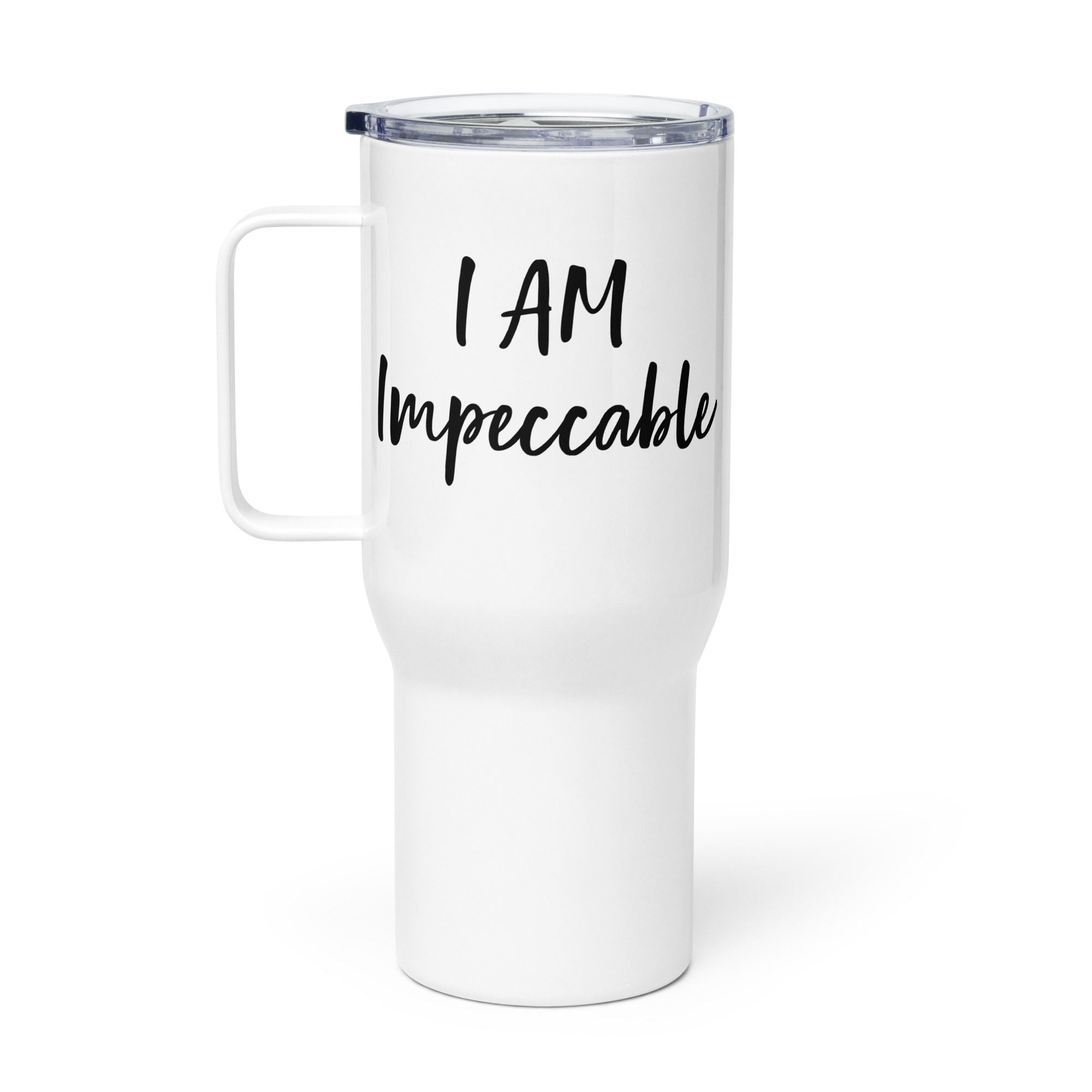 I AM Impeccable | Travel mug with a handle