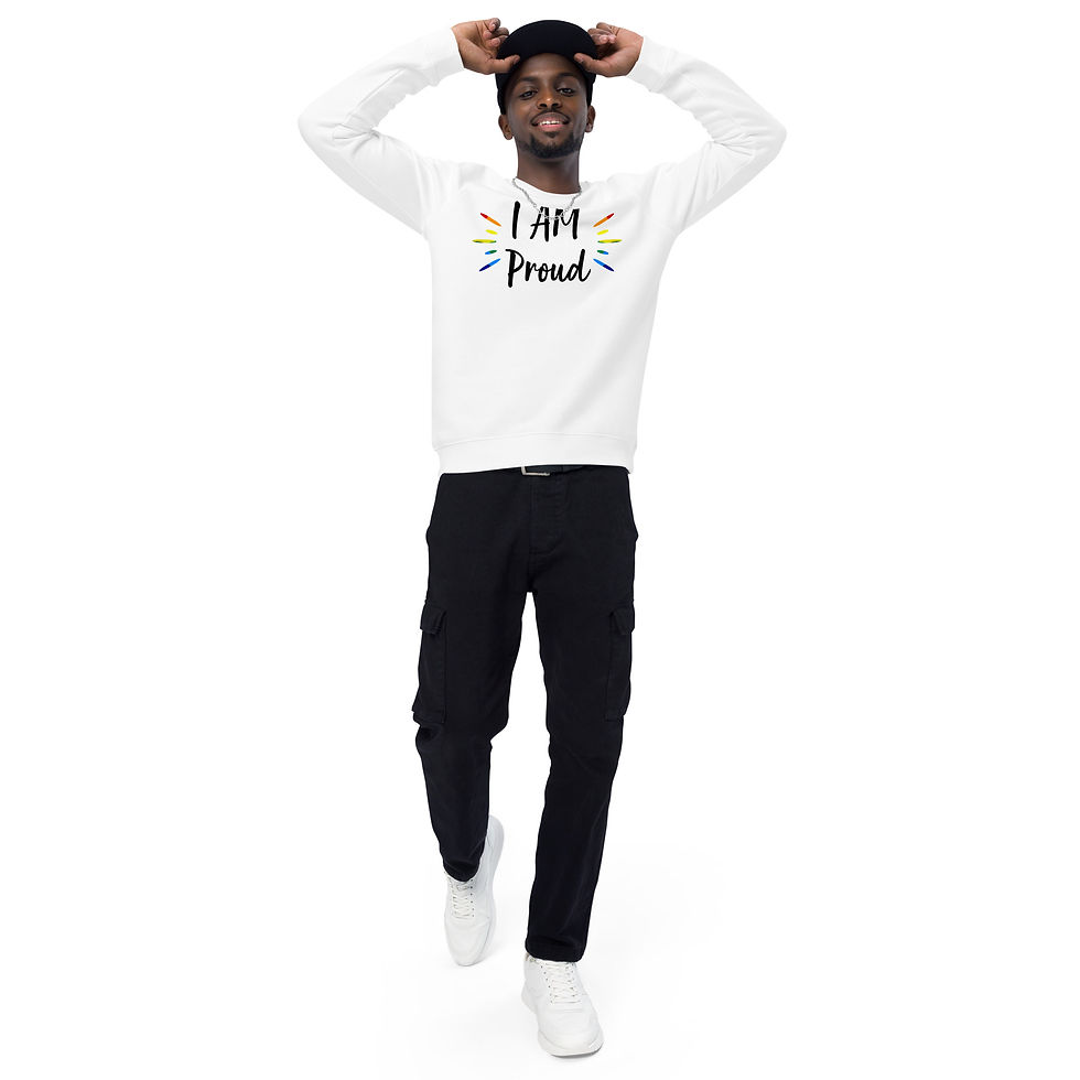Thumbnail: Unisex Organic Sweatshirt | I AM Proud