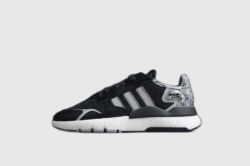 NITE JOGGER SHOES CORE BLACKGREY-WHITE
