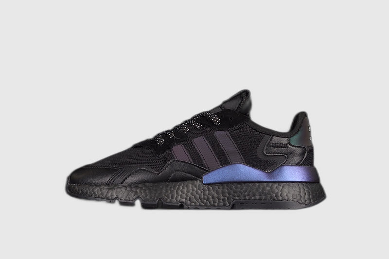 NITE JOGGER BOOST SHOES CORE BLACKCORE BLACKPURPLE