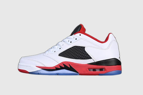 AIR JORDAN 5 LOW FIRE RED WHITEBLACKRED