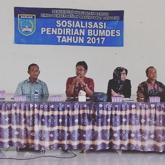SOSIALISASI PENDIRIAN BUMDESA TAHUN 2017 DI KABUPATEN BANJAR