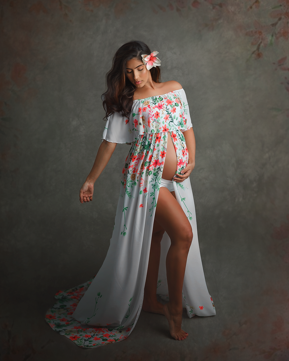 Miniatura: 0203 - VESTIDO CIGANINHA FLORAL