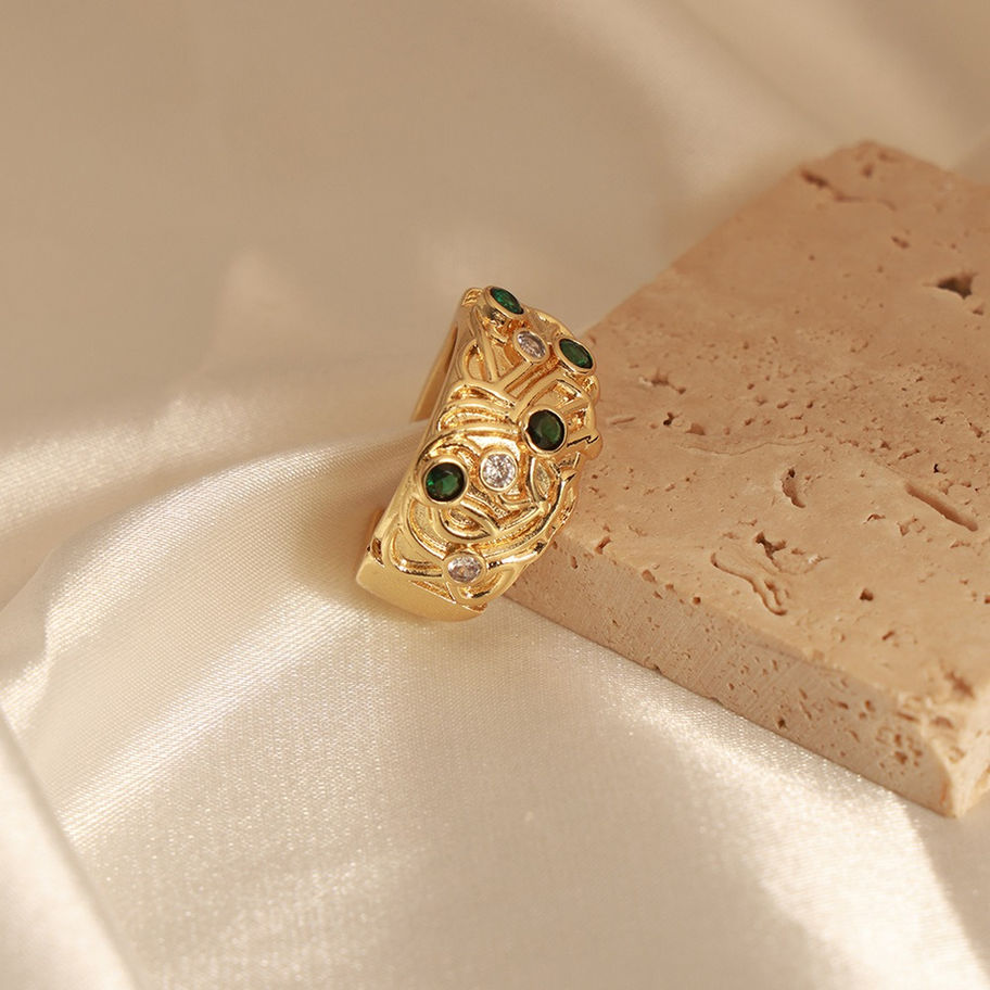 Bague Aria – Zircon Ajustable, vue 3