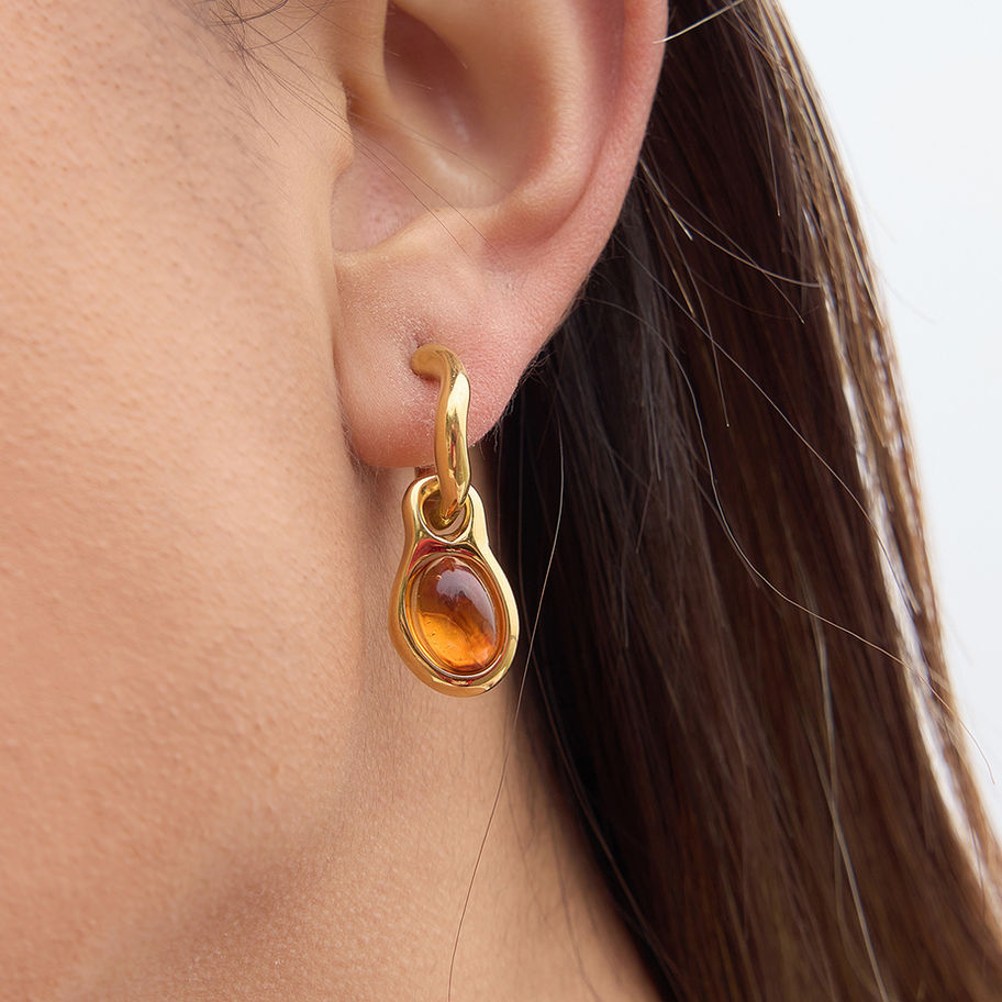 Boucles Ambra – Résine Géométrique, vue 5
