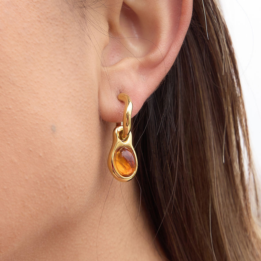 Boucles Ambra – Résine Géométrique, vue 3