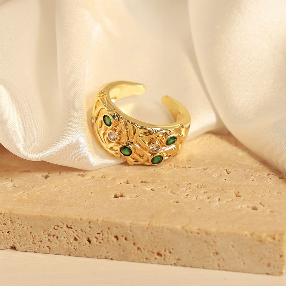 Bague Aria – Zircon Ajustable, vue 4
