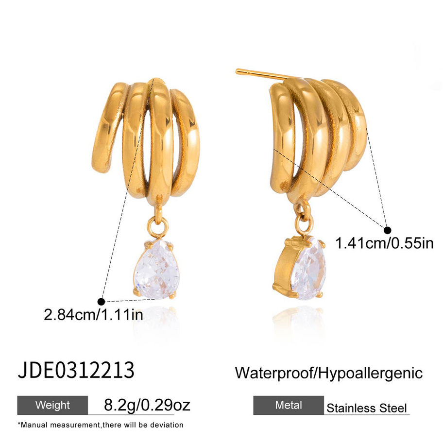 Boucles Néra – Goutte & Zircon, vue 5