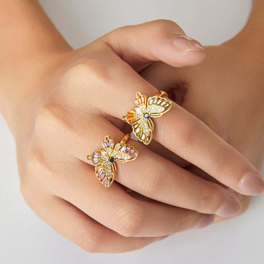 Bague Lyséa – Papillon Ajustable, vue 2