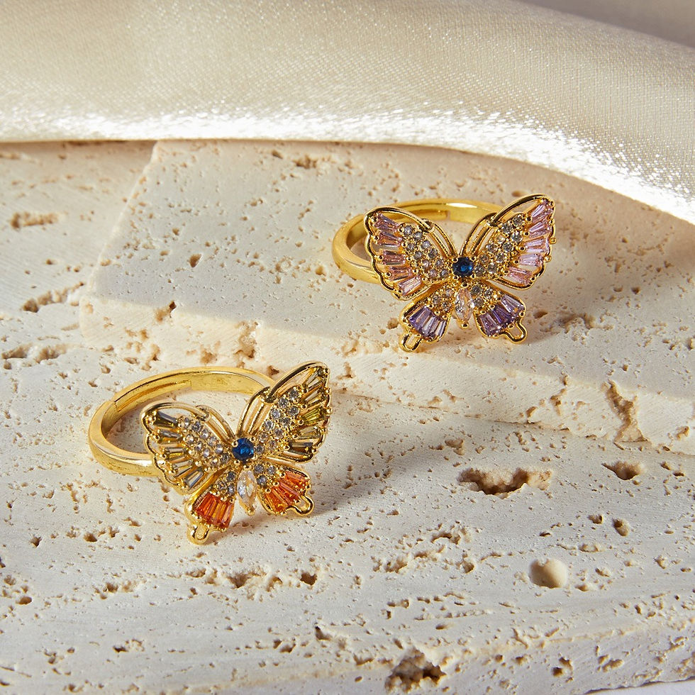 Bague Lyséa – Papillon Ajustable, vue 1